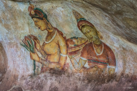 Fresque des demoiselles de Sigirya